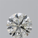Round brilliant cut natural diamond with exceptional sparkle and certified clarity