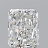 Radiant cut diamond with brilliant facets, showcasing clarity and sparkle for engagement rings or fine jewelry.