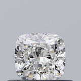 Cushion cut diamond with brilliant facets, ideal for engagement rings and fine jewelry settings