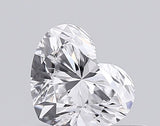 Sparkling heart-shaped diamond with brilliant facets, ideal for engagement rings or luxury jewelry