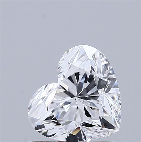 Sparkling heart-shaped diamond, ideal for custom engagement rings or jewelry