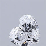 Sparkling heart-shaped diamond, ideal for custom engagement rings or jewelry