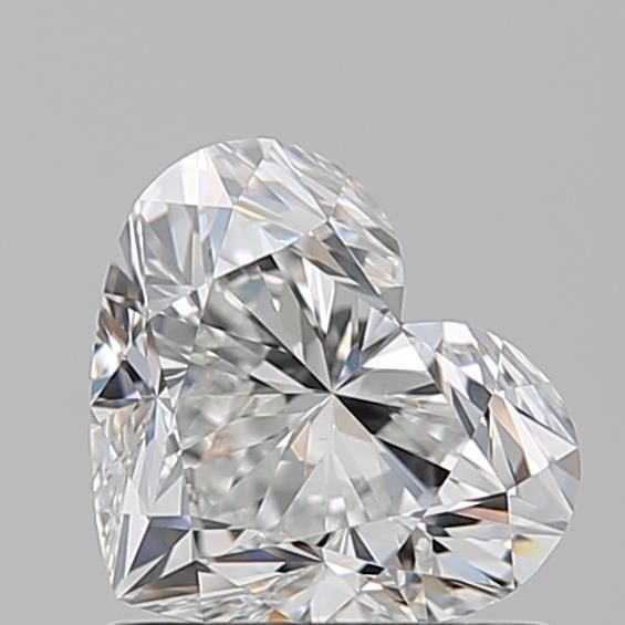 Sparkling heart-shaped diamond with brilliant facets, ideal for engagement rings or luxury jewelry