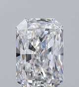 Radiant cut diamond with brilliant facets, showcasing clarity and sparkle for engagement rings or fine jewelry.