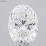 Oval cut natural diamond with brilliant facets, ideal for custom engagement rings or jewelry