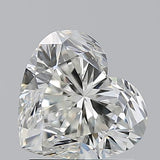 Sparkling heart-shaped diamond with brilliant facets, ideal for engagement rings or fine jewelry