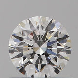 Round brilliant cut diamond with exceptional sparkle and precision facets, ideal for engagement rings and fine jewelry.