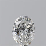 Oval cut natural diamond with brilliant facets, ideal for engagement rings and fine jewelry