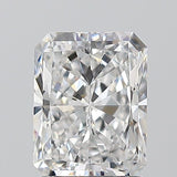 Radiant cut diamond with brilliant facets, ideal for engagement rings and custom jewelry