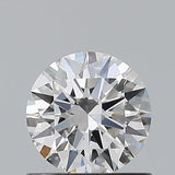 Round brilliant cut diamond with exceptional sparkle and clarity, ideal for engagement rings and fine jewelry.