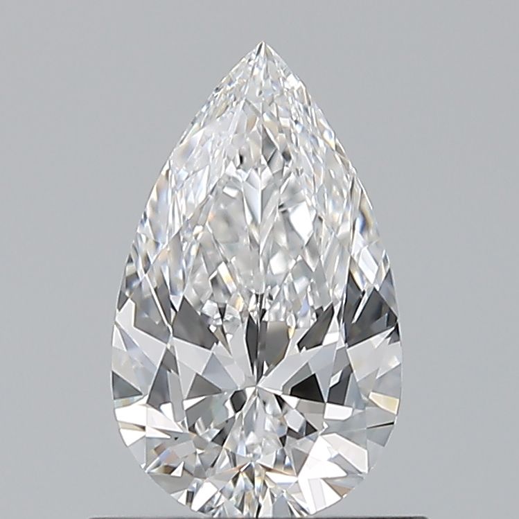 Sparkling pear-shaped diamond with brilliant facets, ideal for engagement rings and fine jewelry