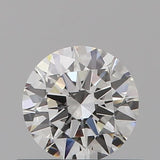 Round brilliant cut diamond with exceptional sparkle and clarity, showcasing precise facets and brilliance.