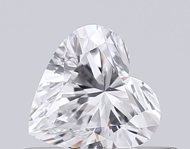 Sparkling heart-shaped diamond with brilliant facets, ideal for engagement rings and fine jewelry
