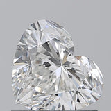 Sparkling heart-shaped diamond with brilliant facets, ideal for engagement rings or fine jewelry