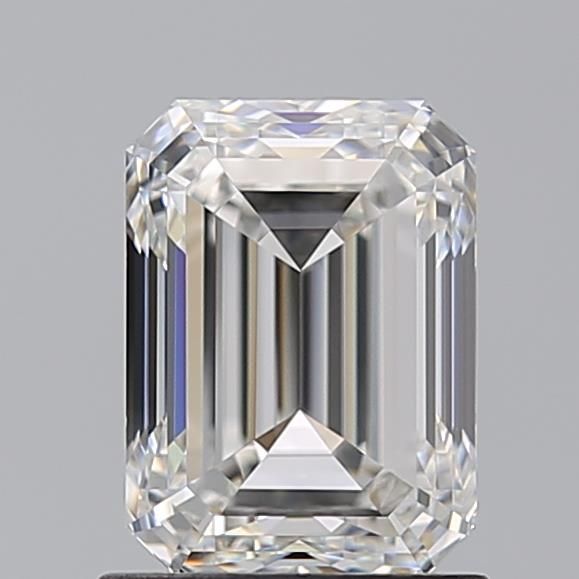 Emerald cut diamond with brilliant facets, showcasing clarity and sparkle for engagement rings or fine jewelry