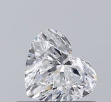 Sparkling heart-shaped diamond with brilliant facets, ideal for engagement rings or luxury jewelry