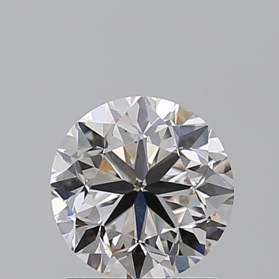 Round brilliant cut diamond with exceptional sparkle and fire, ideal for engagement rings and custom jewelry