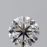 Round brilliant cut diamond with exceptional sparkle and fire, ideal for engagement rings and custom jewelry