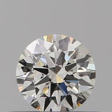 Round brilliant cut natural diamond with exceptional sparkle and certified clarity