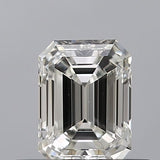 Emerald cut diamond with brilliant facets, showcasing clarity and sparkle for engagement rings or fine jewelry.