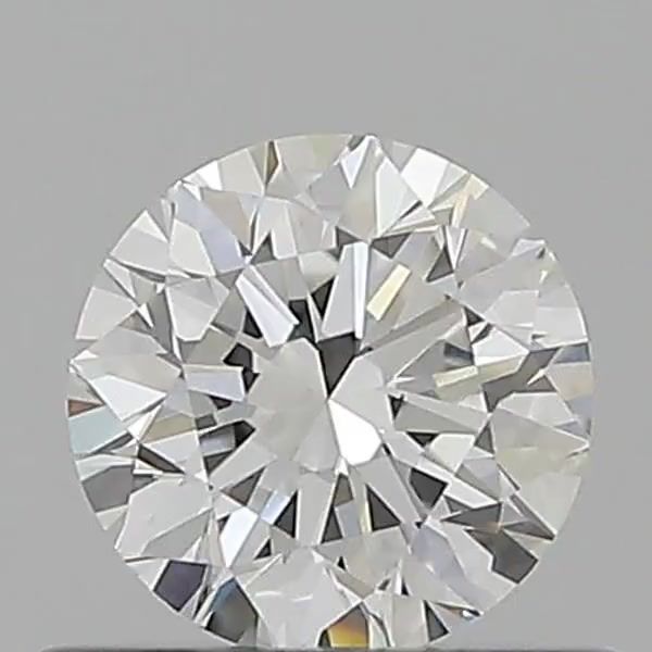 Round brilliant cut natural diamond with exceptional sparkle and certified clarity