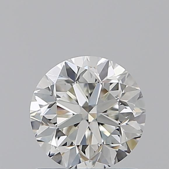 Round brilliant cut natural diamond with exceptional sparkle and certified clarity