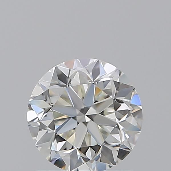 Round brilliant cut natural diamond with exceptional sparkle and certified clarity