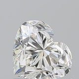Sparkling heart-shaped diamond with brilliant facets, ideal for engagement rings or luxury jewelry