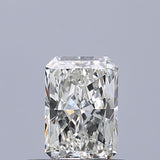 Radiant cut diamond with brilliant facets, ideal for engagement rings and fine jewelry settings.
