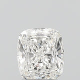 Sparkling cushion cut diamond with brilliant facets, ideal for engagement rings and fine jewelry