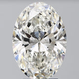 Oval cut natural diamond with brilliant facets, showcasing fire and sparkle for engagement rings