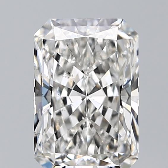 Radiant cut diamond with brilliant facets, ideal for engagement rings and fine jewelry