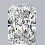 Radiant cut diamond with brilliant facets, showcasing clarity and sparkle for engagement rings or fine jewelry.