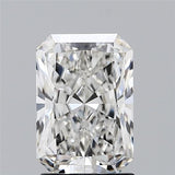 Radiant cut diamond with brilliant facets, natural or lab-grown, certified quality for engagement rings