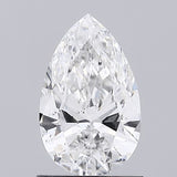 Sparkling pear-cut diamond with brilliant facets, ideal for engagement rings and fine jewelry