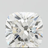 Cushion cut diamond with brilliant facets, showcasing clarity and sparkle for engagement rings or fine jewelry.