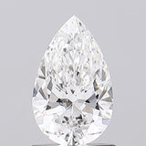 Pear cut diamond with brilliant facets, showcasing clarity and sparkle for engagement rings or fine jewelry.