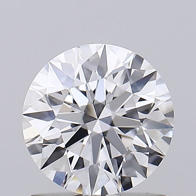 Round brilliant cut diamond with exceptional sparkle and precision facets