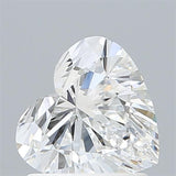 Sparkling heart-shaped diamond with brilliant facets, ideal for engagement rings or luxury jewelry