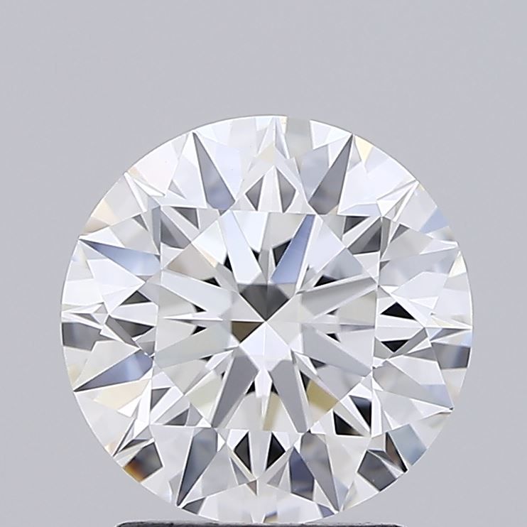 Round brilliant cut diamond with exceptional sparkle and precision facets, ideal for engagement rings