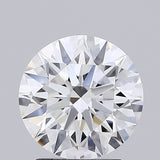 Round brilliant cut diamond with exceptional sparkle and precision facets, ideal for engagement rings