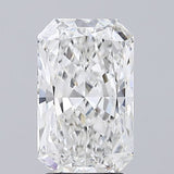 Radiant cut diamond with brilliant facets, ideal for engagement rings and fine jewelry