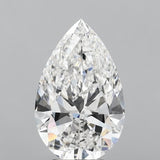 Pear 5.01ct F VVS2