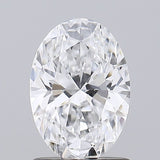 Oval cut natural diamond with brilliant facets, certified clarity and sparkle for engagement rings