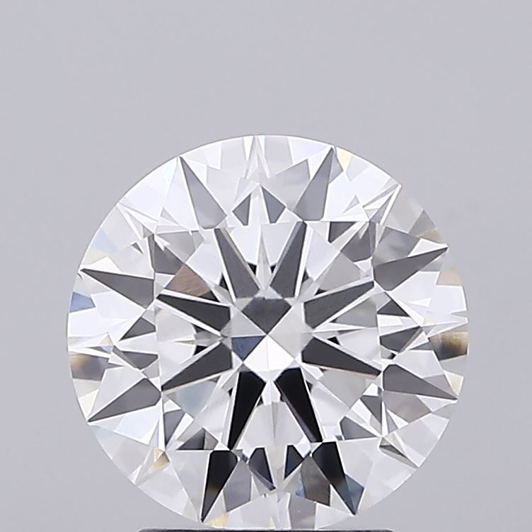 Round brilliant cut diamond with exceptional sparkle and precision facets, showcasing natural brilliance.