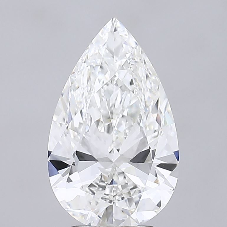 Pear 4.53ct F VVS2