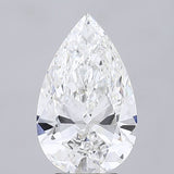 Pear 4.53ct F VVS2