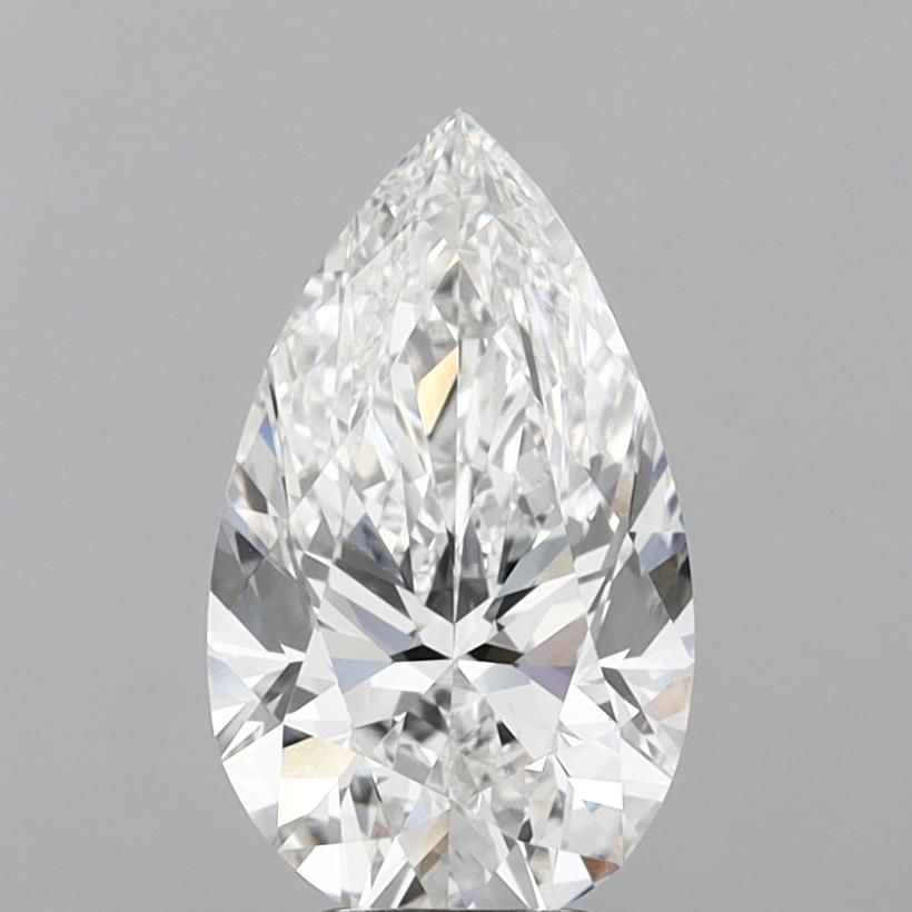 Pear 5.01ct F VVS2
