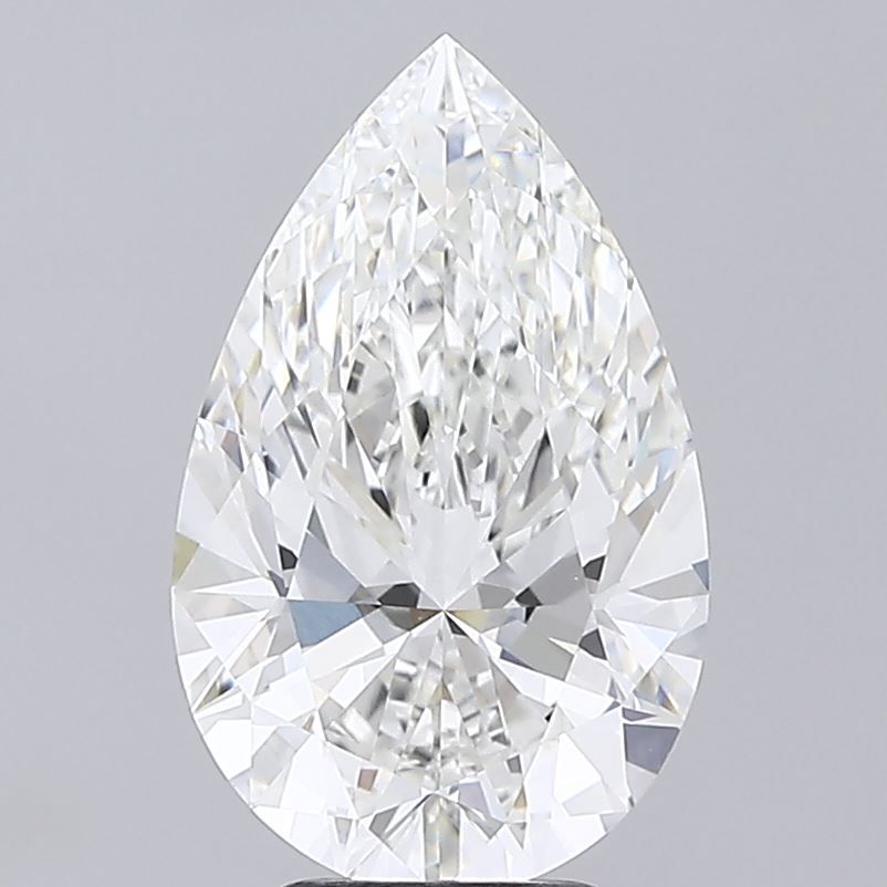 Pear 5.05ct F VVS2