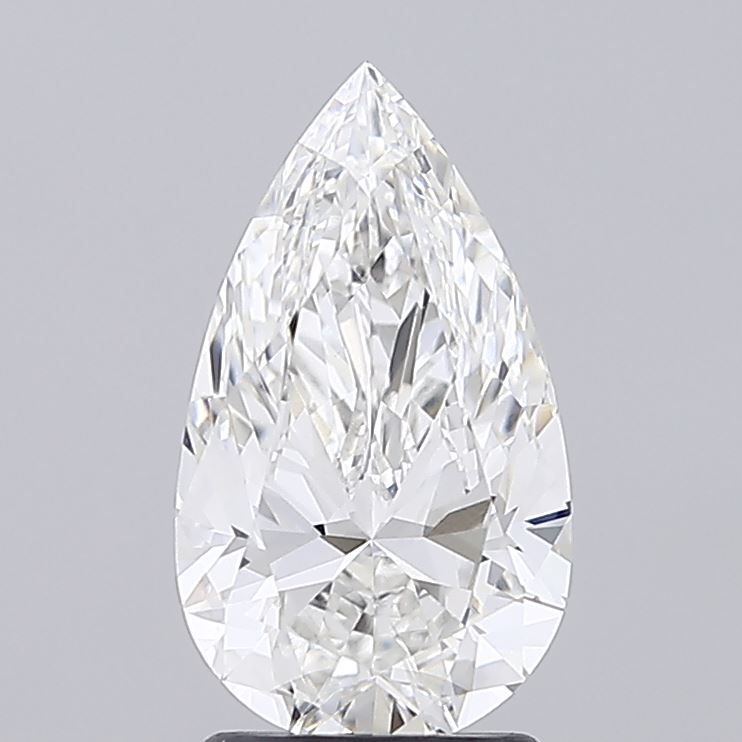 Pear 2.45ct F VVS2